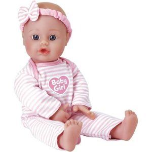 Adora Sweet Baby Girl Doll Washable  Soft Body Vinyl Play Toy Gift 11 inch